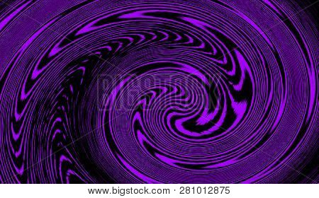 Hypnosis Swirl Psychedelic Art . Graphic Trendy Syntwave Swirl Background.