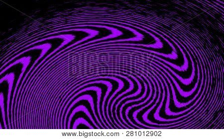 Hypnosis Swirl Psychedelic Art . Graphic Trendy Syntwave Swirl Background.