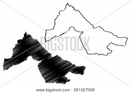 Kwara State (subdivisions Of Nigeria, Federated State Of Nigeria) Map Vector Illustration, Scribble 
