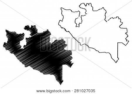 Niger State (subdivisions Of Nigeria, Federated State Of Nigeria) Map Vector Illustration, Scribble 