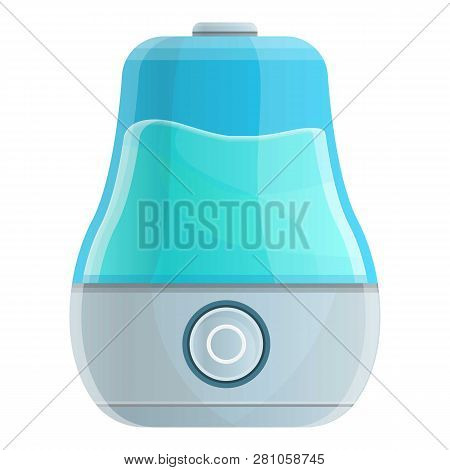 Humidifier Icon. Cartoon Of Humidifier Vector Icon For Web Design Isolated On White Background
