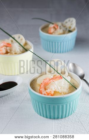 Chawan Mushi, Japanese Style Steamed Egg Custard