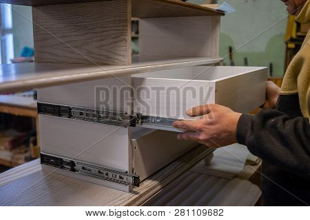 Making Furniture From Wood. Work Carpenter. Carpentry Tools.