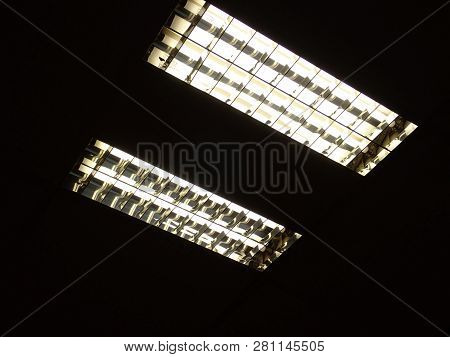 Ceiling Light In An Office Building