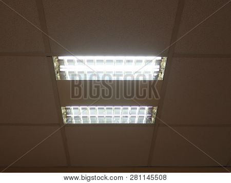 Ceiling Light In An Office Building