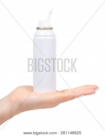 White Nose Wash Spray Bottle With Hand, Sea Water Therapy