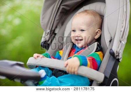 Little Baby In Stroller