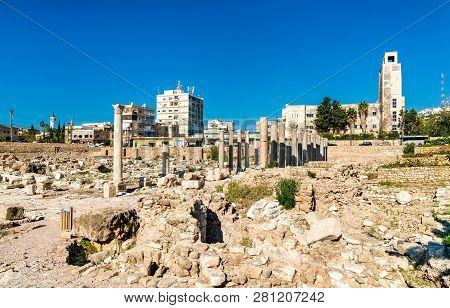 The Al Mina Archaeological Site In Tyre. Unesco World Heritage In Lebanon