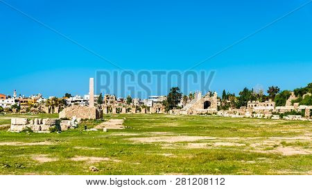 Ancient Hippodrome In Tyre, Unesco World Heritage In Lebanon