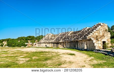 Ancient Hippodrome In Tyre, Unesco World Heritage In Lebanon