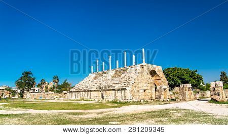 Ancient Hippodrome In Tyre, Unesco World Heritage In Lebanon
