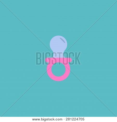 Nip Icon Flat Element.  Illustration Of Nip Icon Flat Isolated On Clean Background For Your Web Mobi