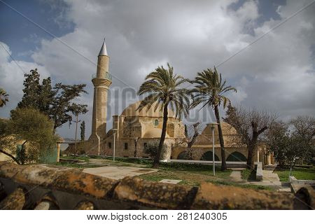 Hala Tekke Mosque Famous Muslim Sultan Architecture Touristic Historical Monument Old Culture And Re