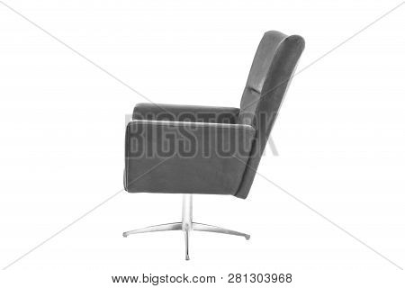 Color Fabric And Wood Armchair Modern Designer