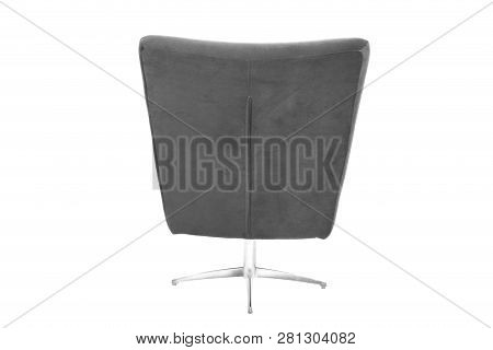 Color Fabric And Wood Armchair Modern Designer