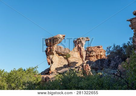 Rock Formations At The Stadsaal Caves In The Cederberg Mountains In The Western Cape Province Of Sou