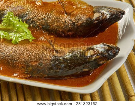 Bangude Meen Curry - Bunt Style Spicy Mackerel Curry, Mackerel Fish Curry