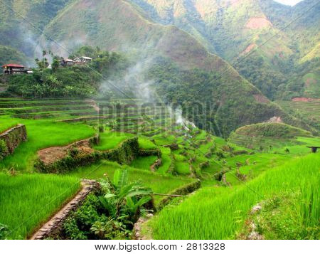 Batad ris terrasser Village