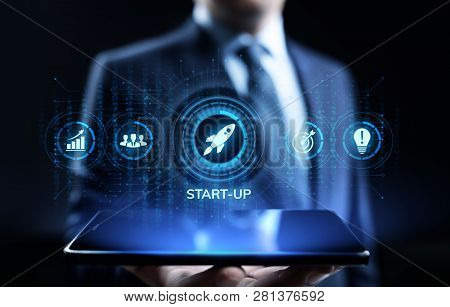 Business Start Up Venture Investment Business And Development Concept.