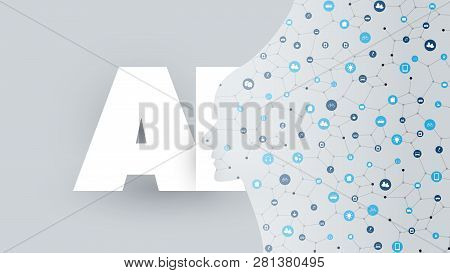 Modern Style Cloud Computing, Global Ai, Virtual Assistance, Automated Support, Digital Aid, Deep Le