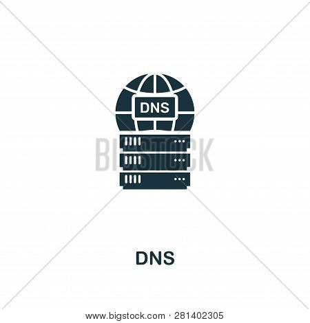 Dns Icon. Premium Style Design From Web Hosting Icon Collection. Pixel Perfect Dns Icon For Web Desi