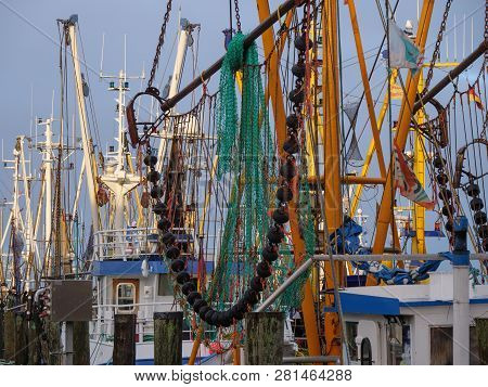 the Harbor of greetsiel at the North sea