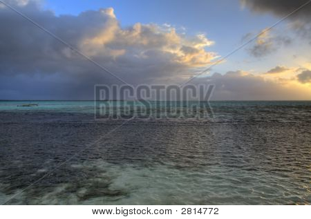 Dawn On The Coral Reef