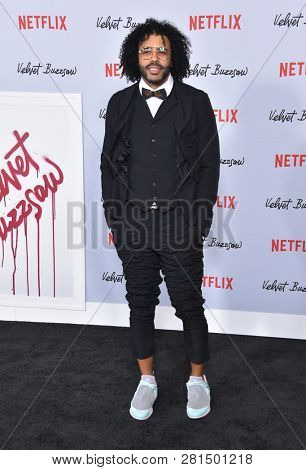 LOS ANGELES - JAN 28:  Daveed Diggs arrives for the Netflix 'Velvet Buzzsaw' Premiere on January 28, 2019 in Hollywood, CA                