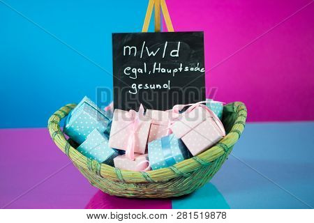 Gifts In Pink And Blue, Male, Female, Diverse