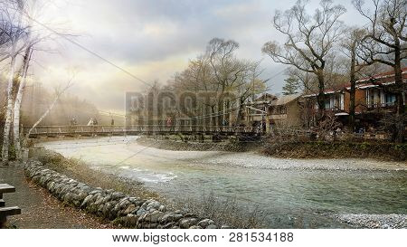 Kamikochi National Park In The Northern Japan Alps Of Nagano Prefecture, Japan. Beautiful Mountain I
