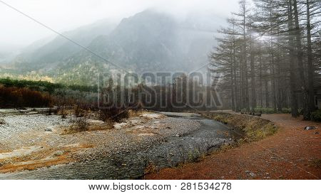 Kamikochi National Park In The Northern Japan Alps Of Nagano Prefecture, Japan. Beautiful Mountain I