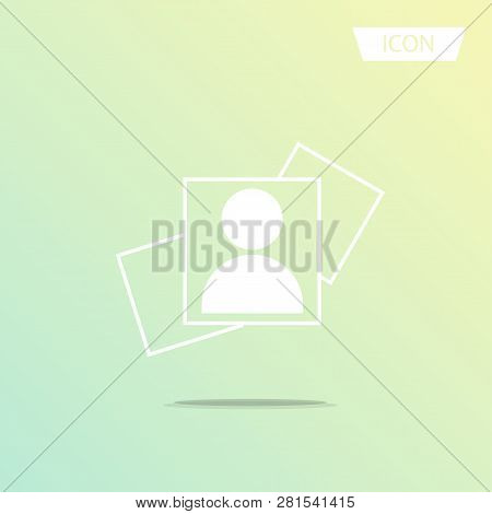 Picture Icon Vector Isolated On White Background.