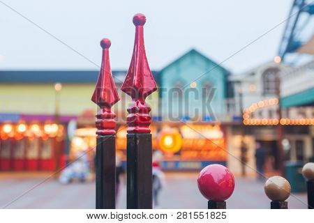 Helsinki, Finland - October 12, 2018: Amusement Park Linnanmaki In Helsinki, Finland.