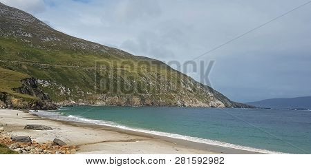 Keem Beach Is Located In Keem Bay, A Beautiful, Secluded Bay At The Westernmost Tip Of The Island.