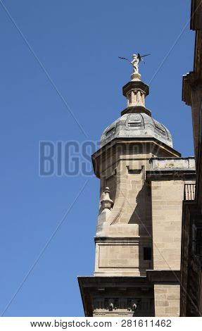 Granada, Spain - July 16, 2011: The Gothic Cathedral Of The Incarnation In Granada, The Architectura