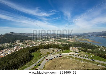 Celtic Citania In Santa Tegla Mont, In Galicia