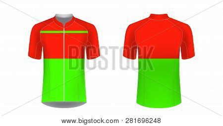 Cycling Uniform Templates. Gaming Casual Clothing Concept. Uniform For Racing, Cycling, Running, Tri