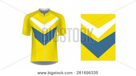 Cycling Uniform Templates. Gaming Casual Clothing Concept. Uniform For Racing, Cycling, Running, Tri