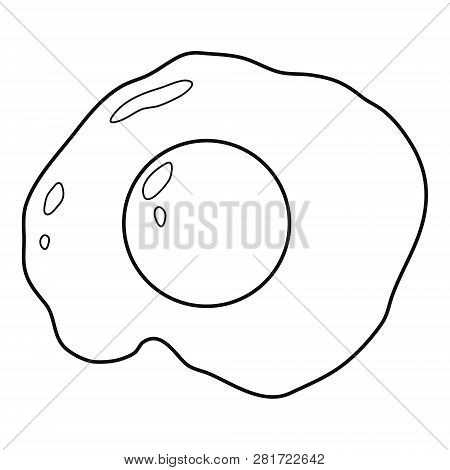 Omelet Concept Line Icon. Simple Element Illustration. Omelet Concept Outline Symbol Design. Can Be 