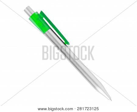 Pen Isolated On White Background Instrument, Classic, Accessory, Personal