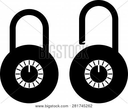 Padlock Lock Combination Code Password Open Close