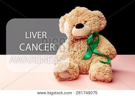 Liver Cancer And Hepatitis B - Hvb Awareness Month Ribbon, Emerald Green Or Jade Ribbon Awareness Co