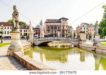 Fragment Of Prato Della Valle In Padua, Italy.