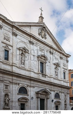 The Church Of St. Louis Of The French Was Designed By Giacomo Della Porta And Built By Domenico Font