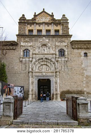 Facade Of  Museum Of Santa Cruz De Toledo