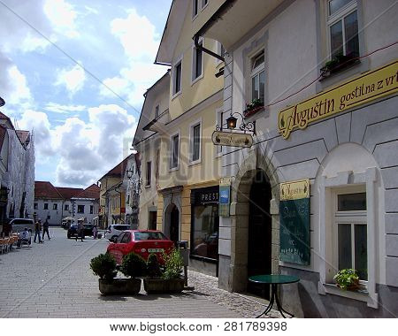 Radovljica, Slovenia - May 30, 2009: Radovljica, Slovenia - May 30, 2009: Scenes From Radovljica Tow