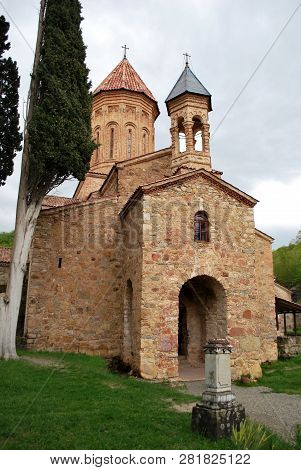 The Ancient Ikalto Monastery In Kakheti, Georgia