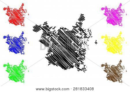 Raleigh City (united States Cities, United States Of America, Usa City) Map Vector Illustration, Scr