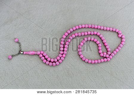 Pink Rosary, Islamic Rosary Models, Colorful Rosary Pictures,