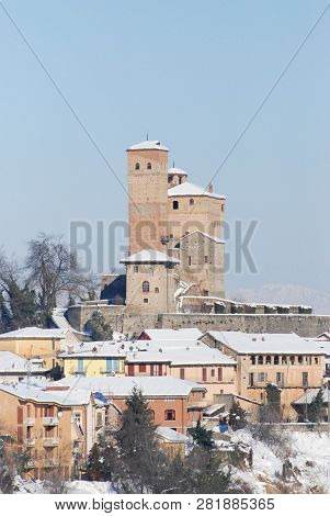 View Of The Castle Of Serralunga Of Alba, Piedmont - Italy